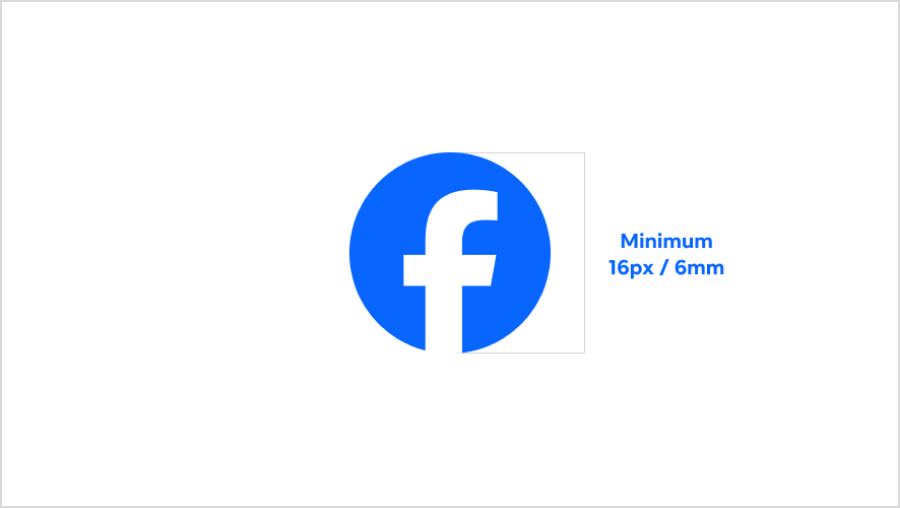 Facebookのロゴのサイズに関する規約